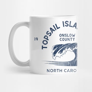 Topsail Island, NC Beachgoing Summertime Waves Mug